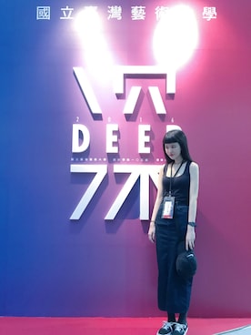 「school」｜「アイテム（キャップ）」を使った、zilinさん（レディース・163cm）の春コーディネート