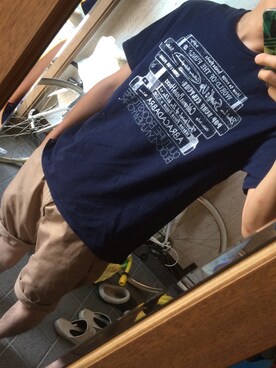 「肌見せ」｜ゆうちゃんさん（メンズ・173cm）の夏コーディネート