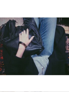 高町美幸さん（レディース・168cm）の冬コーディネート