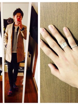 「バレンタインデートスタイル」｜「アイテム（チェスターコート）」を使った、t0sh1k1n9(toshiking)さん（メンズ・173cm）の冬コーディネート