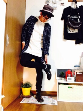 t0sh1k1n9(toshiking)さん（メンズ・173cm）の春コーディネート