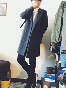 「NIKE(ナイキ)のアイテム(ショルダーバッグ)」を使った、t0sh1k1n9(toshiking)さん(メンズ・173cm)の秋コーディネート