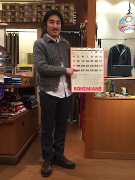 「Beaver渋谷店」｜A.高橋さん（メンズ・171cm）の冬コーディネート