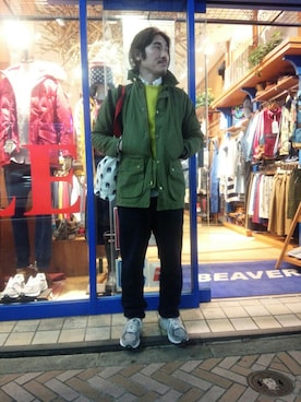 「ボヘミアンズ」｜「アイテム（ブルゾン）」を使った、A.高橋さん（メンズ・171cm）の冬コーディネート
