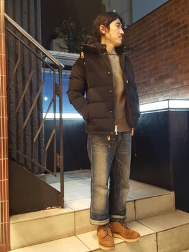 「Cape HEIGHTS（ケープハイツ）のアイテム」を使った、A.高橋さん（メンズ・171cm）の冬コーディネート