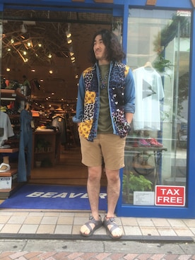 A.高橋さん（メンズ・171cm）の夏コーディネート