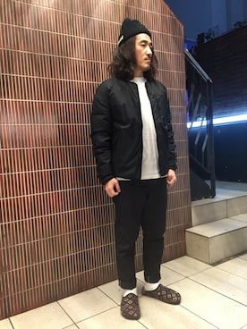 「WIGWAM（ウィグワム）のアイテム」を使った、A.高橋さん（メンズ・171cm）の秋コーディネート