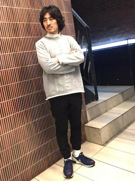 「SPELLBOUND（スペルバウンド）のアイテム」を使った、A.高橋さん（メンズ・171cm）の冬コーディネート