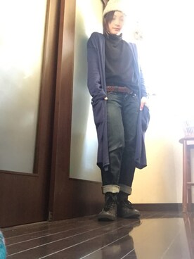 まるさん（レディース・158cm）の冬コーディネート