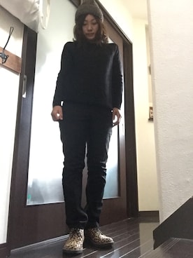 「さしいろ」｜「アイテム（帽子）」を使った、まるさん（レディース・158cm）の冬コーディネート