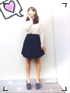 「レディー」｜藤本美貴さん（レディース・156cm）の秋コーディネート