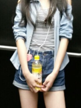 「messy hair」｜kamanさん（レディース・170cm）の夏コーディネート