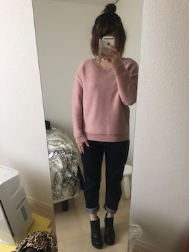 「アイテム（ブーティ）」を使った、きーこさん（レディース・160cm・20代）の冬コーディネート