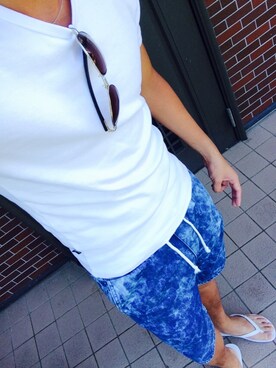 kaki takahiroさん（メンズ・180cm）の夏コーディネート