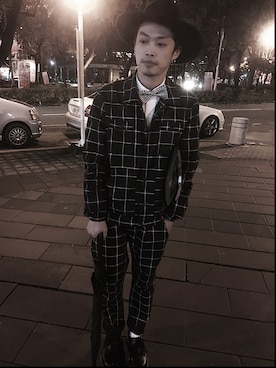 「REMIX（リミックス）のアイテム（ジャケット/アウター）」を使った、jkchangさん（メンズ・172cm）の春コーディネート