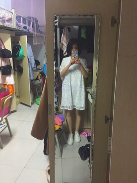 「cache cache（カシュ カシュ）のアイテム（ワンピース/ドレス）」を使った、INSANE_KAYさん（レディース・158cm）の春コーディネート