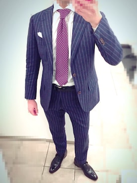 「MEERMIN（メルミン）のアイテム」を使った、Hayakeeeenさん（メンズ・163cm）の冬コーディネート