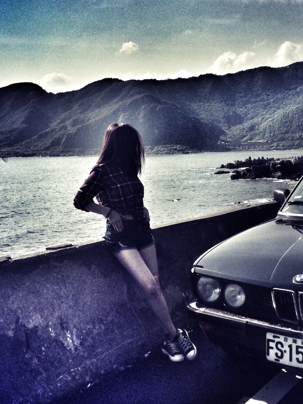 「ocean、old school」｜「NETのアイテム（シャツ/ブラウス、その他）」を使った、Sunnie Maya Yangさん（レディース・163cm）の春コーディネートの1枚目の写真