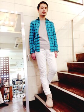 「ヒゲ」｜MASAHIROWATANABE/gokanさん（メンズ・178cm・20代）の冬コーディネート