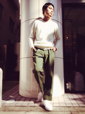 「ヒゲ」｜MASAHIROWATANABE/gokanさん（メンズ・178cm・20代）の冬コーディネート