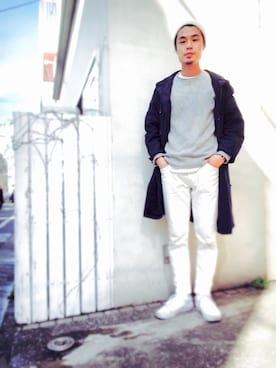 「ヒゲ」｜MASAHIROWATANABE/gokanさん（メンズ・178cm・20代）の冬コーディネート
