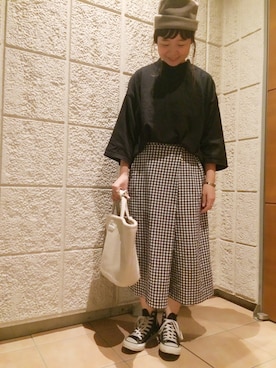 「JOURNAL STANDARD LUXE（ジャーナルスタンダード　ラックス）のアイテム（帽子）」を使った、OOOさん（レディース・162cm）の秋コーディネート