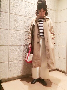 「JOURNAL STANDARD LUXE（ジャーナルスタンダード　ラックス）のアイテム（帽子）」を使った、OOOさん（レディース・162cm）の冬コーディネート