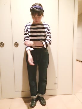 「ウエストイン」｜「アイテム（財布/小物）」を使った、OOOさん（レディース・162cm）の秋コーディネート