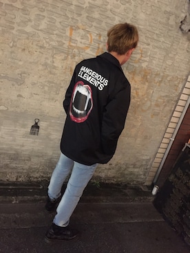 「UNDERCOVER（アンダーカバー）のアイテム（ブルゾン）」を使った、こうきさん（メンズ・166cm）の秋コーディネート