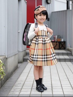 「おめかしコーデ」｜aassammiiさん（キッズ・120cm）の春コーディネート