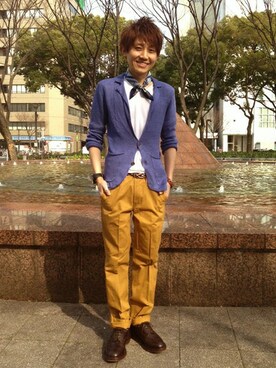 Euffyさん（メンズ・164cm）の春コーディネート