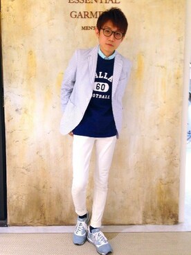 Euffyさん（メンズ・164cm）の春コーディネート