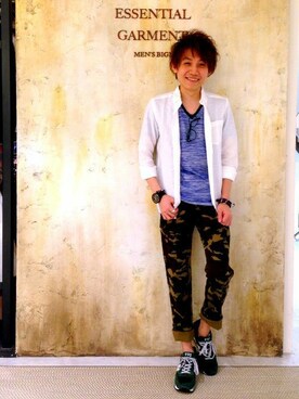 Euffyさん（メンズ・164cm）の夏コーディネート