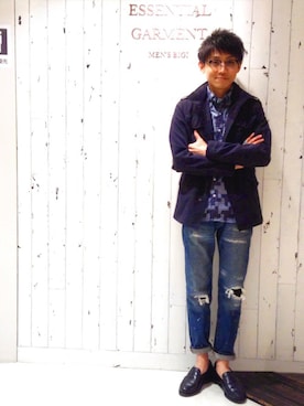 「アイテム（ミリタリージャケット）」を使った、Euffyさん（メンズ・164cm・30代）の春コーディネート