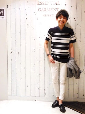 「アイテム（ミリタリージャケット）」を使った、Euffyさん（メンズ・164cm・30代）の春コーディネート