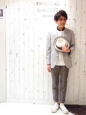 Euffyさん（メンズ・164cm）の夏コーディネート