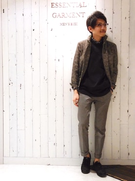 「MARGARET HOWELL（マーガレットハウエル）のアイテム」を使った、Euffyさん（メンズ・164cm）の夏コーディネート