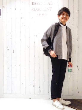 「アイテム（ミリタリージャケット）」を使った、Euffyさん（メンズ・164cm・30代）の夏コーディネート