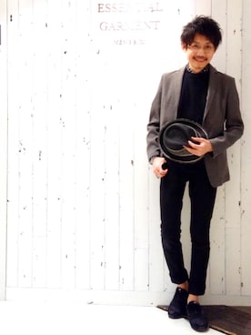 「アイテム（テーラードジャケット）」を使った、Euffyさん（メンズ・164cm・30代）の秋コーディネート