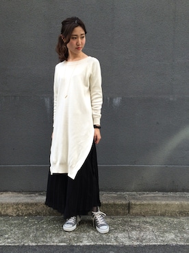 asami ogawaraさん（レディース・162cm）の冬コーディネート