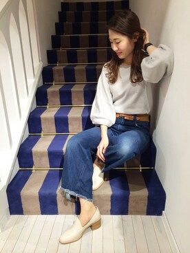 asami ogawaraさん(レディース・162cm)の冬コーディネート