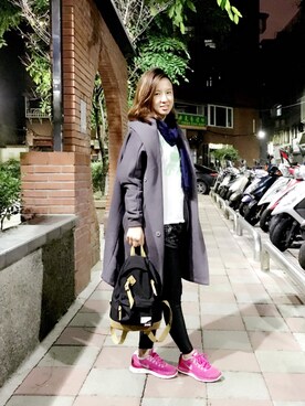 「wip（ウィップ）のアイテム」を使った、Flair Chengさん（レディース・152cm）の冬コーディネート