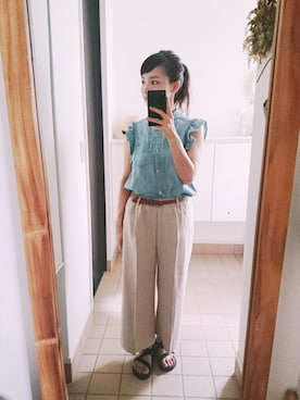 「iriiri（イリイリ）のアイテム」を使った、aiさん（レディース・152cm）の夏コーディネート