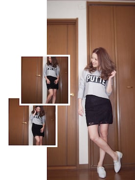 「N.（N. Natural Beauty Basic）（エヌエヌナチュラルビューティーベーシック）のアイテム（スウェット）」を使った、yoshimiさん（レディース・156cm）の春コーディネート