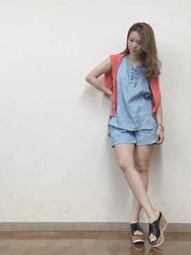 yoshimiさん（レディース・156cm）の夏コーディネート