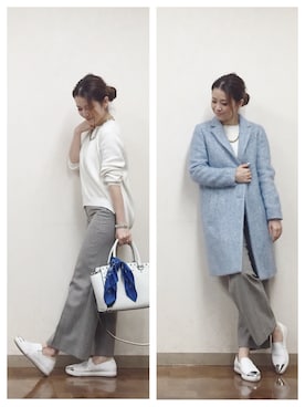 「クロップドパンツ」｜yoshimiさん（レディース・156cm）の春コーディネート