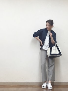 「クロップドパンツ」｜yoshimiさん（レディース・156cm）の春コーディネート
