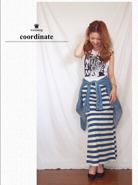 yoshimiさん（レディース・156cm）の春コーディネート