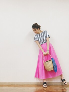 yoshimiさんの「ギャザースカート」を使ったコーディネート