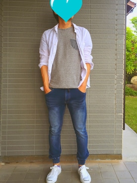 At😎さん（メンズ・175cm）の春コーディネート